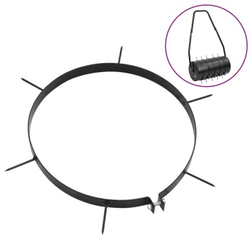 Cleme pentru aerator de gazon 5 buc cu țăruși Ø 30 cm, fier - Img 2