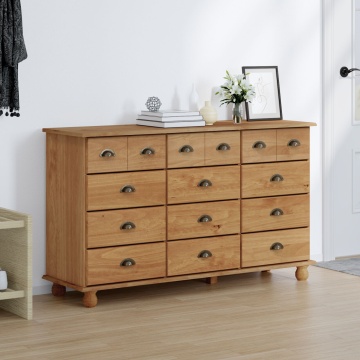 Comodă ASKIM 79x40x133.5 cm Lemn de Pin Tare - Img 3