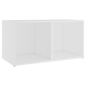 Comodă TV, alb, 72x35x36,5 cm, PAL - Img 2