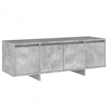 Comodă TV, gri beton, 120x30x40,5 cm, PAL - Img 2