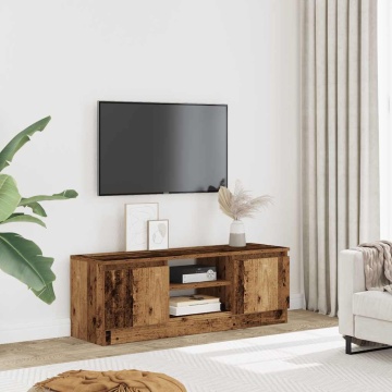 Comodă TV, Lemn vechi, 102x30x36 cm, PAL - Img 3
