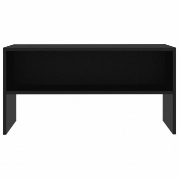 Comodă TV, negru, 80x40x40 cm, PAL - Img 4