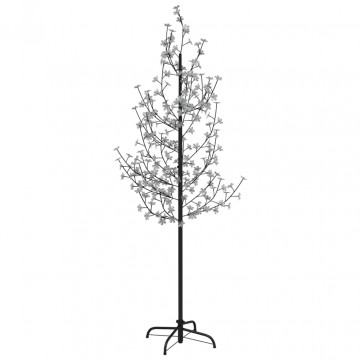 Copac cu flori de cireș cu LED, 220 LED-uri alb calde, 220 cm - Img 2