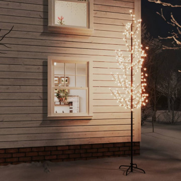 Copac cu flori de cireș cu LED, 368 LED-uri alb calde, 300 cm - Img 1