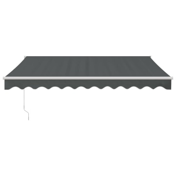 Copertină automată retractabilă, antracit, 3,5x2,5 m - Img 3