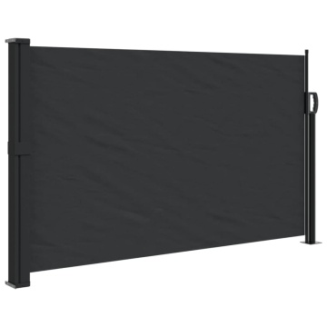 Copertină laterală retractabilă, negru, 120 x 300 cm - Img 2