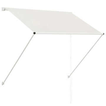 Copertină retractabilă, crem, 150 x 150 cm - Img 2