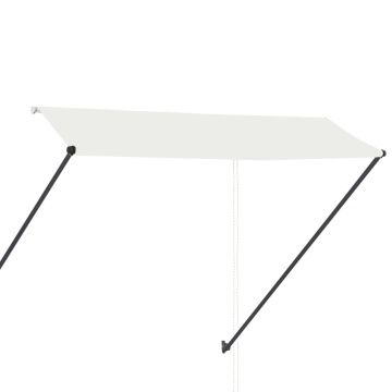 Copertină retractabilă cu LED, crem, 300 x 150 cm - Img 4