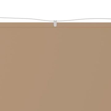 Copertină verticală, gri taupe, 140x800 cm, țesătură oxford - Img 3