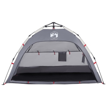 Cort camping 2 persoane gri impermeabil setare rapidă - Img 6