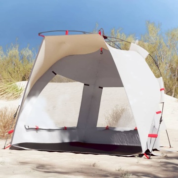 Cort camping 2 persoane gri impermeabil setare rapidă - Img 1