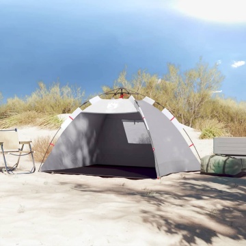 Cort camping 2 persoane gri impermeabil setare rapidă - Img 3
