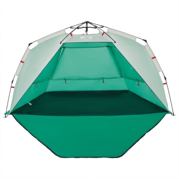 Cort camping 3 persoane verde marin impermeabil setare rapidă - Img 6