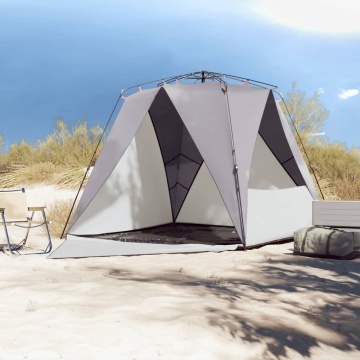 Cort camping 4 persoane gri impermeabil setare rapidă - Img 3