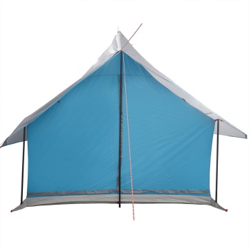 Cort camping pentru 5 persoane, albastru, impermeabil - Img 6