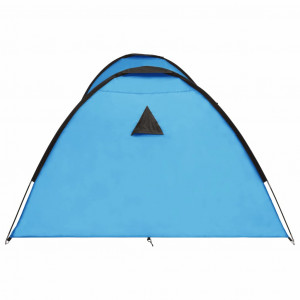 Cort camping tip iglu, 8 persoane, albastru, 650x240x190 cm - Img 6