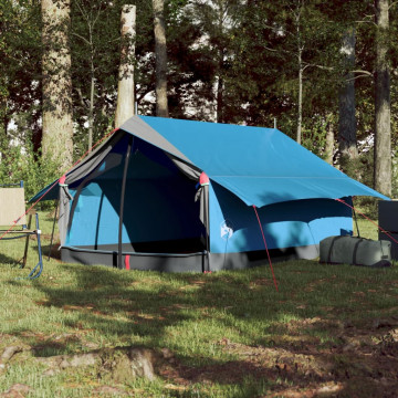 Cort de camping 2 persoane albastru 193x122x96 cm tafta 185T - Img 3