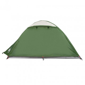 Cort de camping 2 persoane, verde, 254x135x112 cm, tafta 185T - Img 5