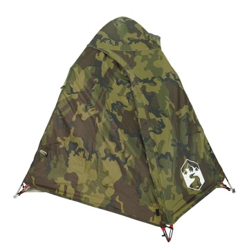 Cort de camping cupolă pentru 2 persoane, camuflaj, impermeabil - Img 6