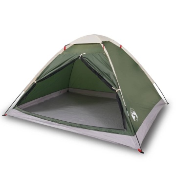 Cort de camping cupolă pentru 2 persoane, verde, impermeabil - Img 2