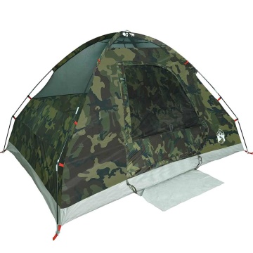 Cort de camping cupolă pentru 4 persoane, camuflaj, impermeabil - Img 7