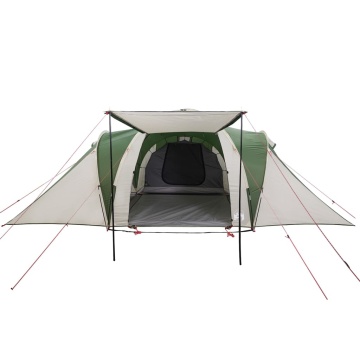 Cort de camping cupolă pentru 6 persoane, verde, impermeabil - Img 5