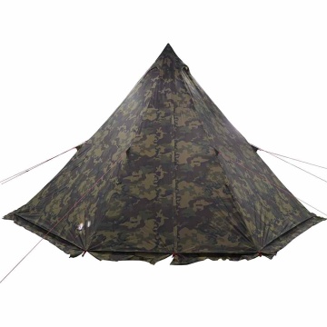 Cort de familie Tipi pentru 6 persoane, camuflaj, impermeabil - Img 8