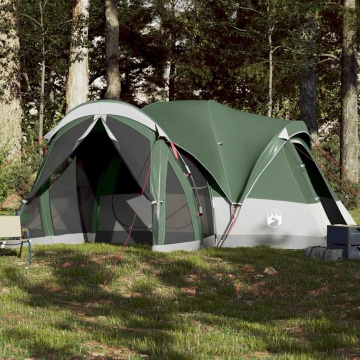 Cort de familie Tipi pentru 8 persoane, verde, impermeabil - Img 1