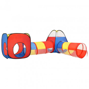 Cort de joacă pentru copii, 250 bile, multicolor, 190x264x90 cm - Img 3