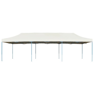 Cort de petrecere pliabil, crem, 3 x 9 m - Img 2