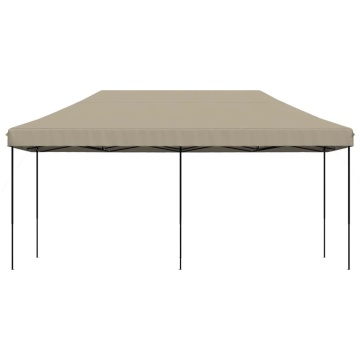 Cort de petrecere pliabil Pop-Up, taupe, 580x292x315 cm - Img 3