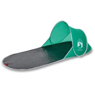 Cort de plajă pop-up, verde marin, impermeabil - Img 2