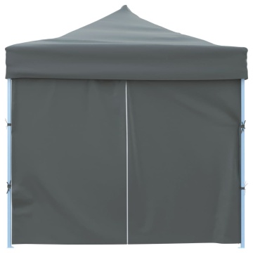 Cort petrecere pliabil cu 8 pereți laterali, antracit, 3 x 9 m - Img 4