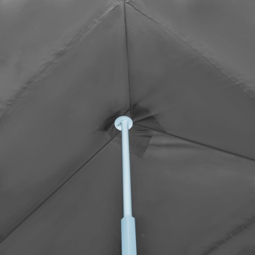Cort petrecere pliabil cu 8 pereți laterali, antracit, 3 x 9 m - Img 6