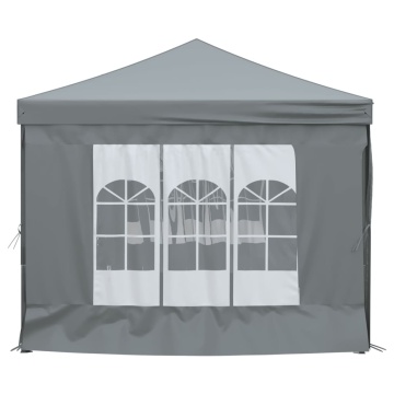 Cort pliabil pentru petrecere, pereți laterali, antracit, 3x6 m - Img 4