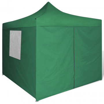 Cort pliabil verde 3 x 3 m cu 4 pereți - Img 3