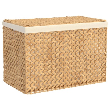 Coș de rufe cu 3 secțiuni 75x42,5x52 cm zambilă de apă - Img 4