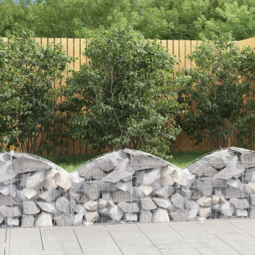 Coș gabion arcuit, 100x30x40/60 cm, fier galvanizat - Img 1