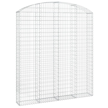 Coș gabion arcuit, 200x30x220/240, fier galvanizat - Img 2