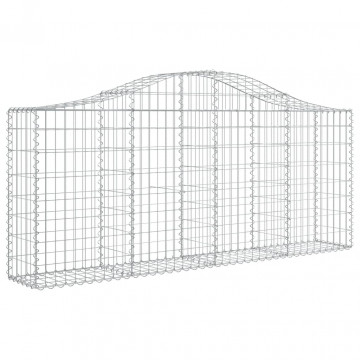 Coș gabion arcuit 200x30x80/100 cm fier galvanizat - Img 2