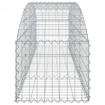 Coș gabion arcuit, 200x50x40/60 cm, fier galvanizat - Img 4
