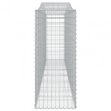 Coș gabion arcuit 400x50x120/140 cm fier galvanizat - Img 4