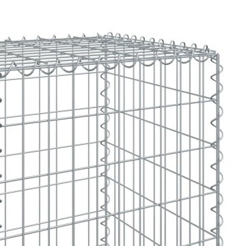 Coș gabion cu capac, 100x50x150 cm, fier galvanizat - Img 5