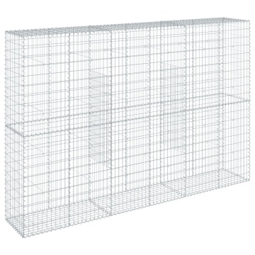 Coș gabion cu capac, 300x50x200 cm, fier galvanizat - Img 7