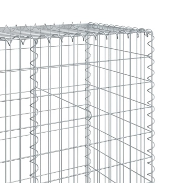 Coș gabion cu capac, 600x50x200 cm, fier galvanizat - Img 5