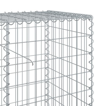 Coș gabion cu capac, 700x50x100 cm, fier galvanizat - Img 5