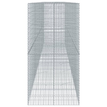 Coș gabion cu capac, 850x100x200 cm, fier galvanizat - Img 4