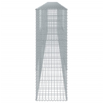 Coș gabion cu capac, 900x50x150 cm, fier galvanizat - Img 4