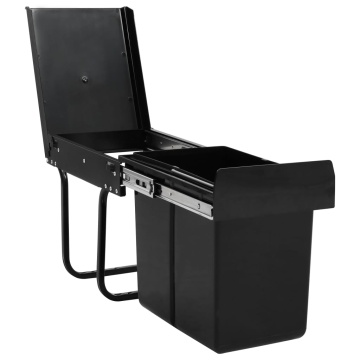 Coș gunoi retractabil pentru dulap bucătărie, silențios, 20 L - Img 4