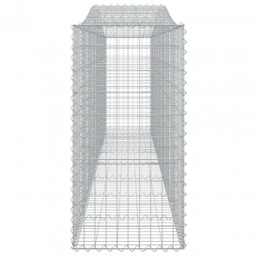 Coșuri gabion arcuite 10 buc, 400x50x100/120 cm fier galvanizat - Img 6